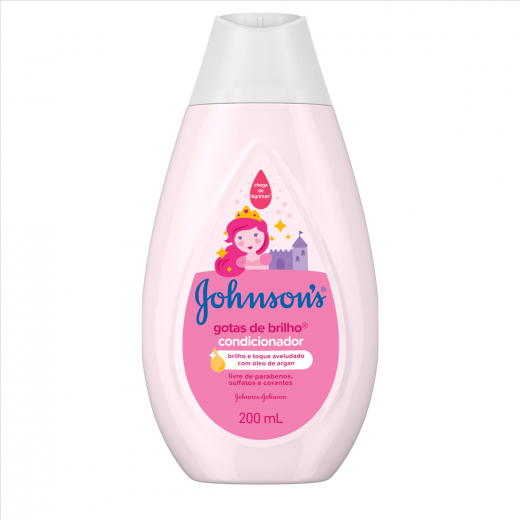 Condicionador Johnsons Baby 200ml Gotas De Brilho