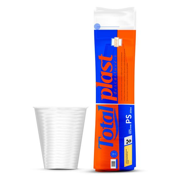 Copo Descartavel Total Plast 200ml