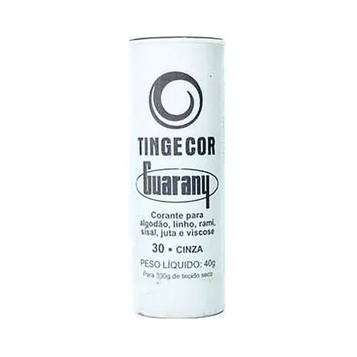 Corante Guarany 40g Tingecor Cinza