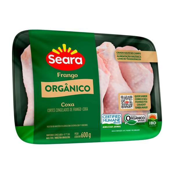 Coxa Frango Seara 600g Organico