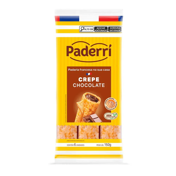 Crepe Paderri 150g Chocolate