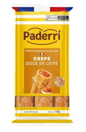 Crepe Paderri 150g Doce Leite