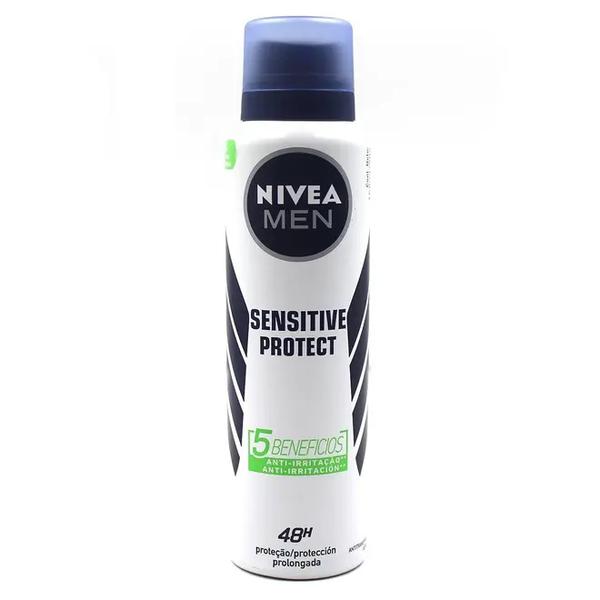 Desodorante Nivea Aerosol 150ml Sensitive Protec