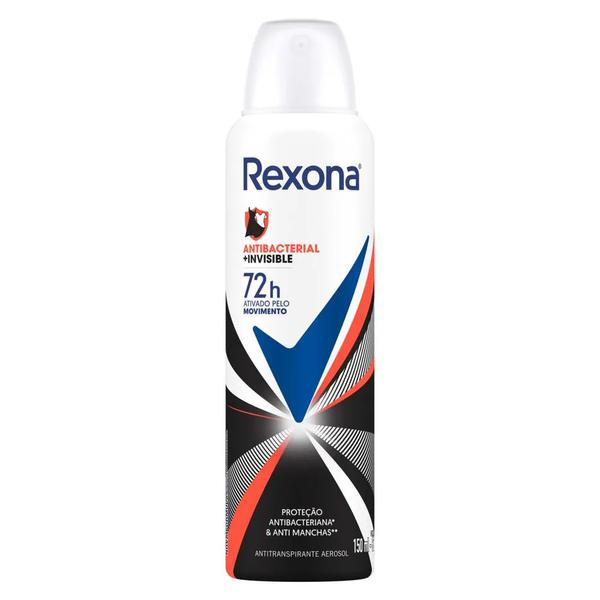 Desodorante Rexona Aerosol 150ml Antibacterial