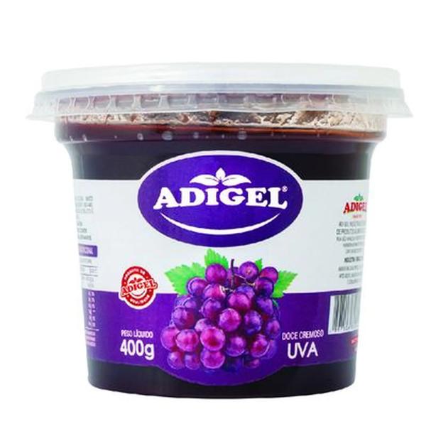 Doce Adigel 400g Uva