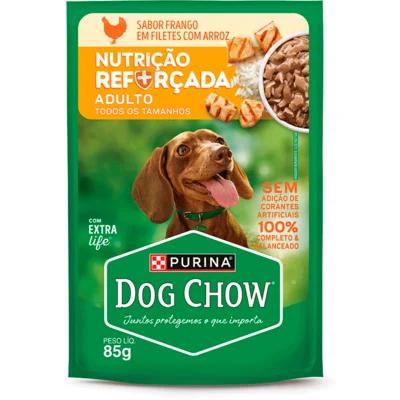 Dog Chow 85g Nutricao Reforcada Adulto Frango Arroz