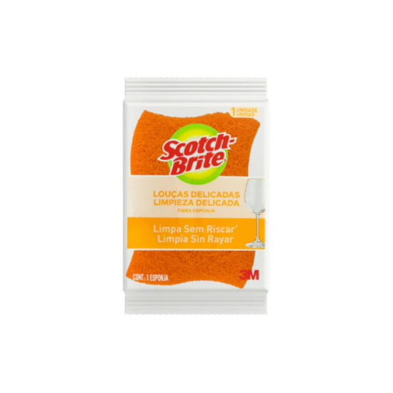 Esponja Scotch Brite Limpeza Delicada