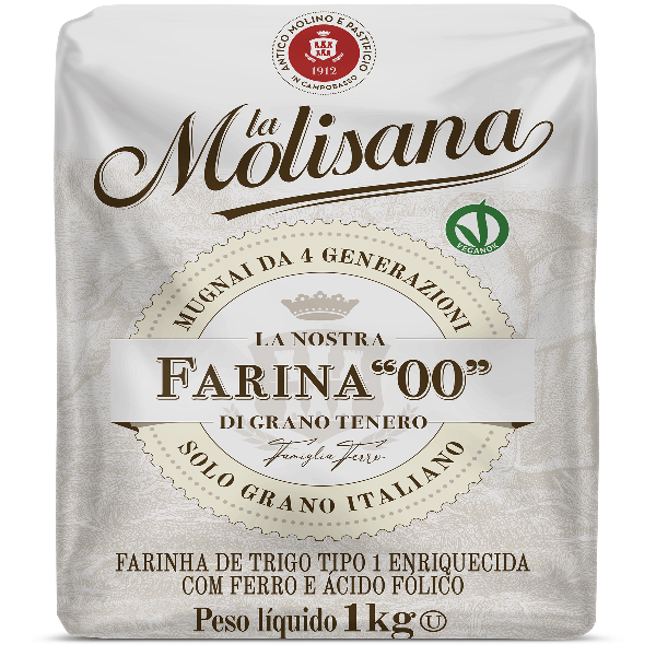 Farinha Trigo La Molisana 1kg Di Grano Tenero