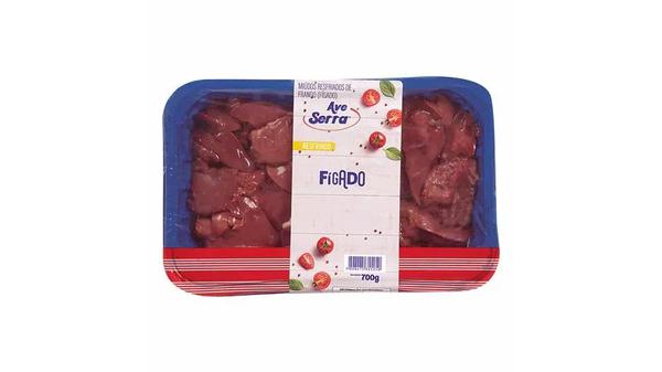 Figado Ave Serra 700g Bandeja