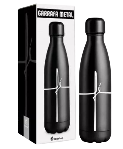 Garrafa Termica Metal Neo 500ml Fe Preta
