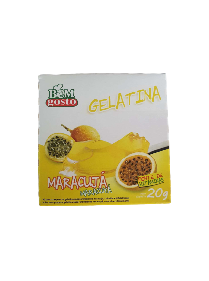 Gelatina Bom Gosto 20g Maracuja