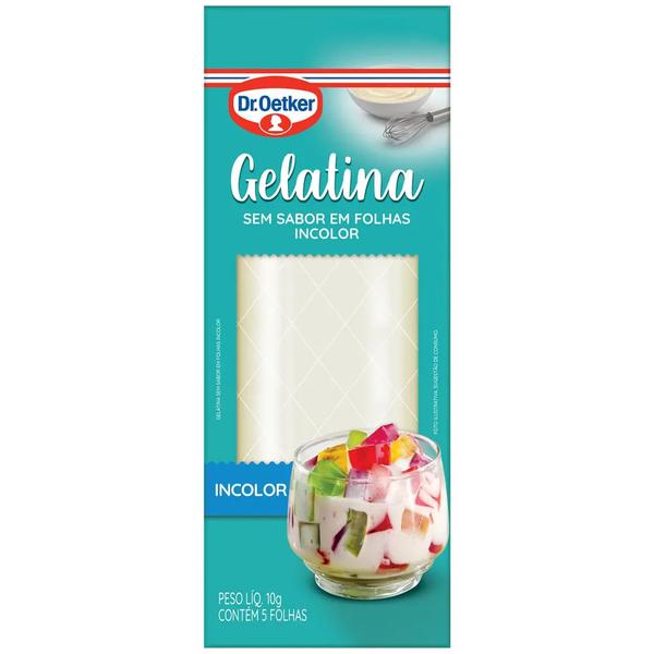 Gelatina Dr Oetker 10g Folha