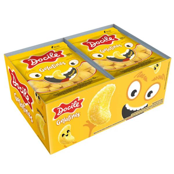 Gelatines Docile 180g Banana Pct