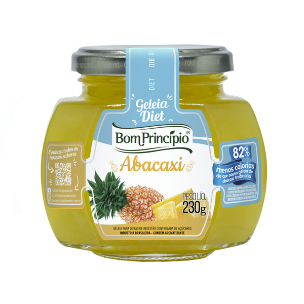 Geleia Diet Bom Principio 230g Abacaxi