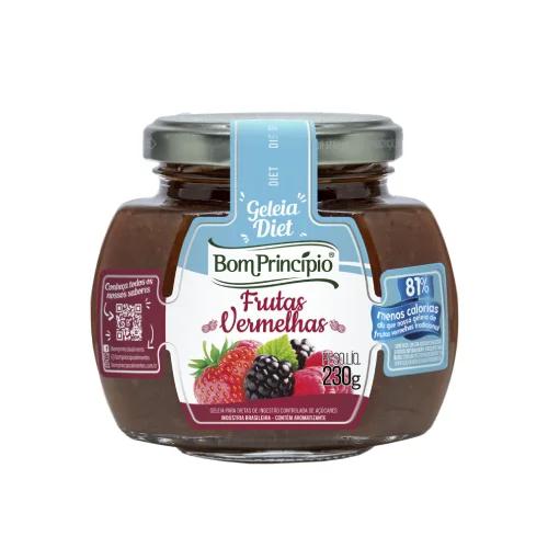 Geleia Diet Bom Principio 230g Frutas Vermelhas