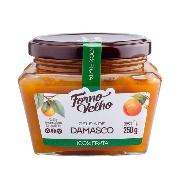 Geleia Forno Velho 100% Fruta 250g Damasco