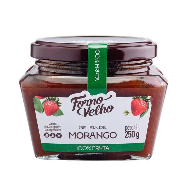 Geleia Forno Velho 100% Fruta 250g Morango