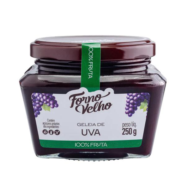Geleia Forno Velho 100% Fruta 250g Uva
