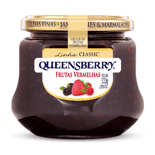 Geleia Queensberry 320g Frutas Vermelhas