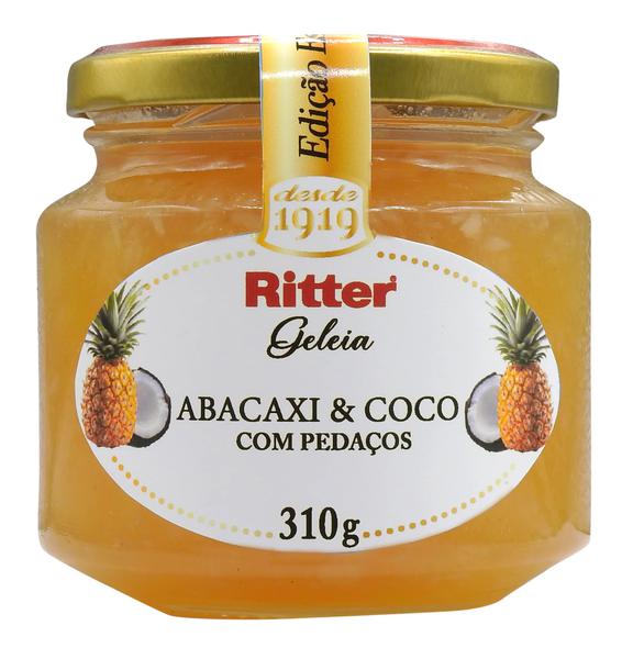 Geleia Ritter 310g Abacaxi C/ Coco