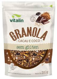 Granola Vitalin 200g Cacau e Coco