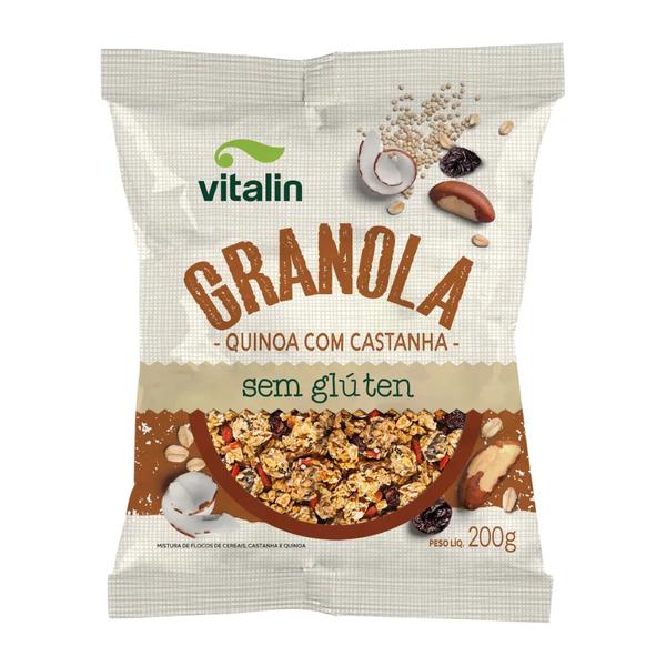 Granola Vitalin 200g Quinoa e Castanha