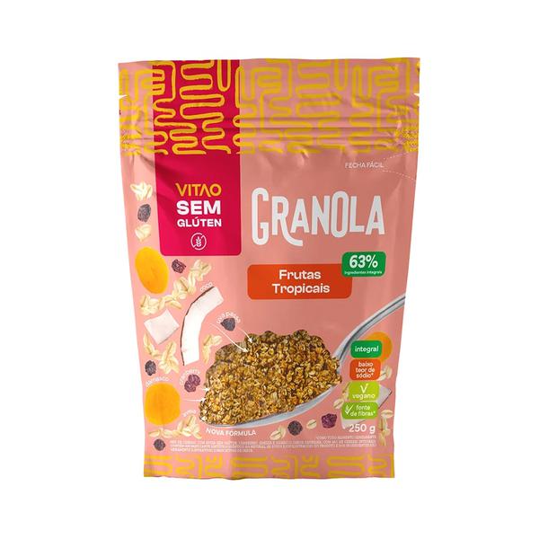 Granola Vitao 250g S/ Gluten Frutas Tropicais