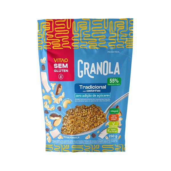 Granola Vitao 250g S/ Gluten Tradicional Zero