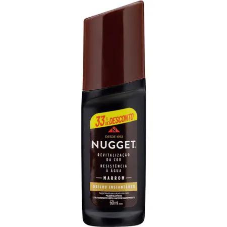 Graxa Liquida Calcados Nugget 60ml Marrom