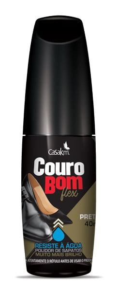 Graxa Liquida Couro Bom 40ml Preto