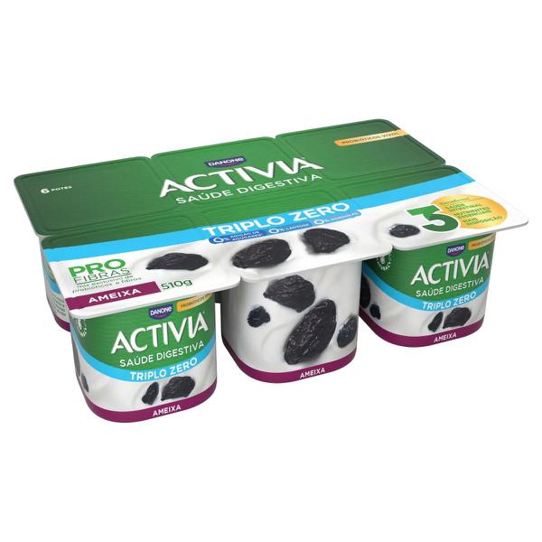 Iogurte Activia Triplo Zero 510g Ameixa