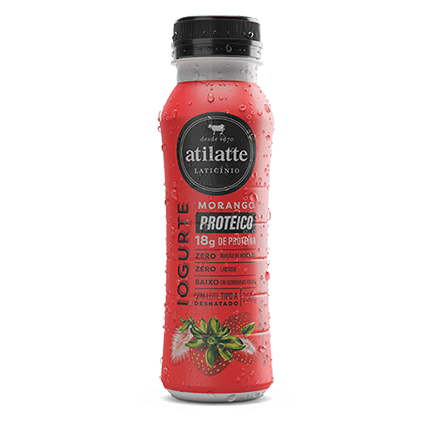 Iogurte Ati Latte Proteico 250g Morango