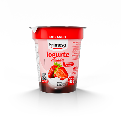 Iogurte Bi Camada Frimesa 130g Morango