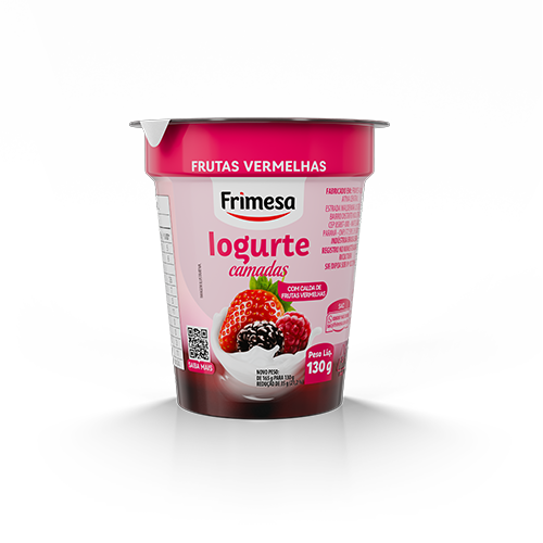 Iogurte Camada Frimesa 130g Frutas Vermelhas