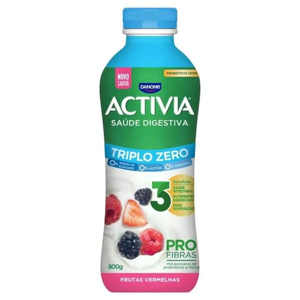 Iogurte Danone Activia 800g Frutas Vermelhas Zero