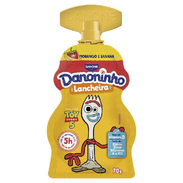Iogurte Danoninho Lancheira 70g Morango/Banana