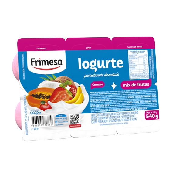 Iogurte Frimesa 540g Mix