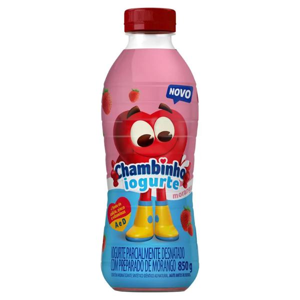 Iogurte Neslte Chambinho 850g Morango