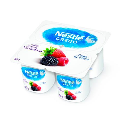 Iogurte Nestle Grego Light 360g Frutas Vermelhas