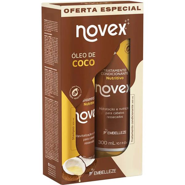 Kit Novex Shampoo + Condicionador 300ml Oleo Coco