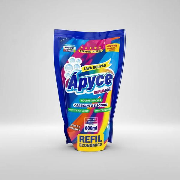 Lava Roupas Apyce 800ml Limpeza Profunda