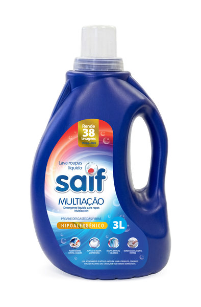 Lava Roupas Liquido Saif 3l Multiacao