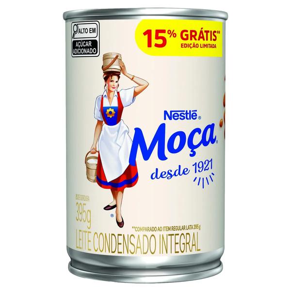 Leite Condensado Moca 395g Lata 15% Gratis