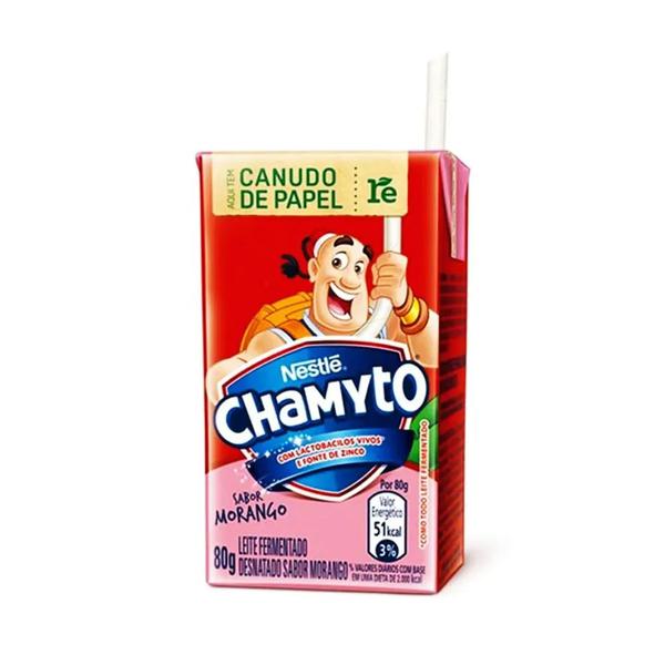 Leite Fermentado Chamyto 80g Morango