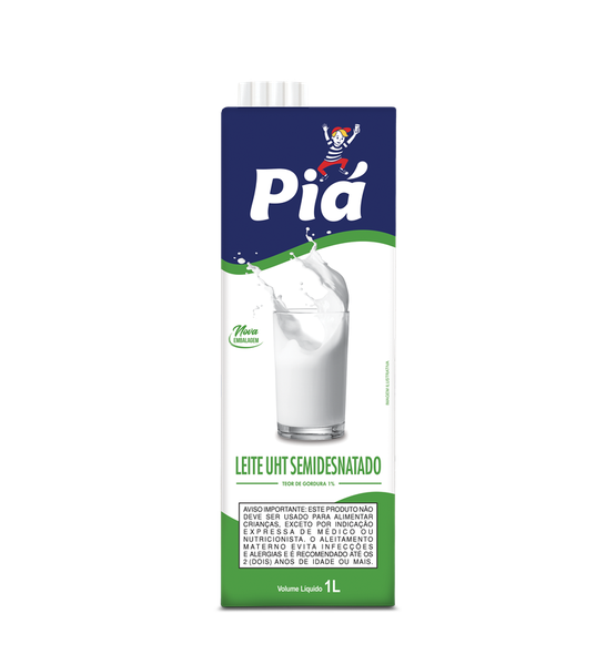 Leite Pia 1l Semi Desnatado