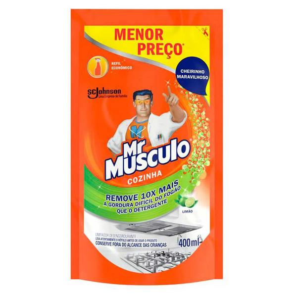 Limpador Mr Musculo Cozinha 400ml Sch Limao
