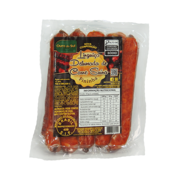 Linguica Ouro Sul 300g Fininha