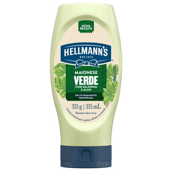 Maionese Hellmanns 335g Verde Salsa Alho