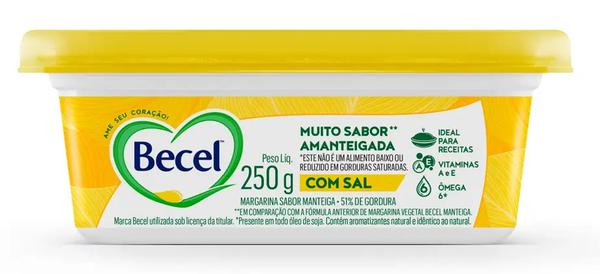 Margarina Becel 250g c/sal Manteiga