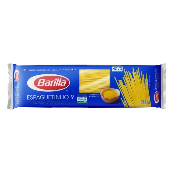 Massa Barilla 500g Espagueti N9